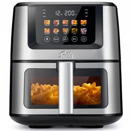 Solis Airfryer Air Fry & Dry XL - Multifunctionele Heteluchtfriteuse - 40 tot 230 Graden - 7.5L - 10 Verschillende Programma's - RVS — thumbnail 1