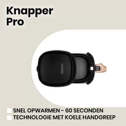 Zeegma Knapper - Heteluchtfriteuse - Airfryer 1400W - Tot 200°C in 60 seconden - 4,5L Kom — thumbnail 7