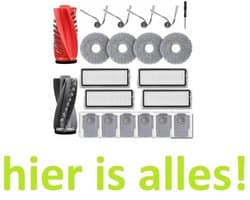Grote accessoireset compatibel met Roborock Q Revo Curv / Q Revo EDGE / Q Revo 5AE- 21 onderdelen - zakken - moppen - filters - Hoogwaardige vervanging