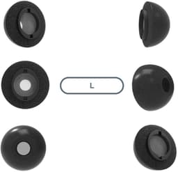 Foam eartips geschikt voor Samsung Galaxy Buds3 Pro Galaxy Buds3 Pro - 6× Large - memory foam opzet oortjes - foamigo® — thumbnail 2