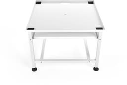 Wasophoogte® Wasmachine verhoger- Wasmachine opbouwmeubel XL - Wasmachine sokkel - 45cm hoog - Wit - Universeel - 63*63 (LxB) - Inclusief wandbeugels — thumbnail 1
