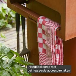 Barbecook Nestor Buddy - Buitenkeuken - Grilltafel - Cortenstaal - 112x55x90cm — thumbnail 5