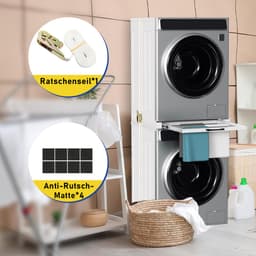 verbindingsframe Universeel stape voor wasmachine en wasdroger tussenframe wasmachine en droger — thumbnail 2