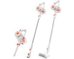 Snoerloze steelstofzuiger - Snoerloze stofzuiger - Stofzuiger - Stokstofzuigers - Stofzuiger - 22000pa Zuigkracht - 45 min Werktijd