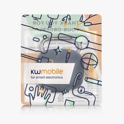 kwmobile cover voor oordopjes case - geschikt voor JBL Live Pro 2 TWS - Trendy beschermhoes draadloze oordopjes in donkerblauw — thumbnail 4