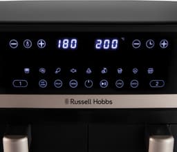 Russell Hobbs Satisfry Dual Basket 9L Airfryer - Heteluchtfriteuse - 27680-56 — thumbnail 2