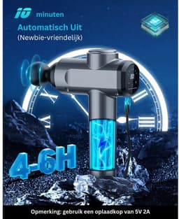 VELTRR® Massage Gun Professioneel - Massage Apparaat - Theragun — thumbnail 4