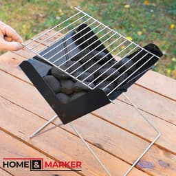 Home & Marker - Opvouwbare Barbecue - Draagbare Barbecue - Opvouwbare BBQ - Camping BBQ - Camping Barbecue - Mini Barbecue - GRILLOMATE — thumbnail 4