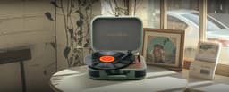 MUSE MT-207 PGR | Stereo platenspeler met bluetooth uit, encoding-functie, legergroen — thumbnail 3