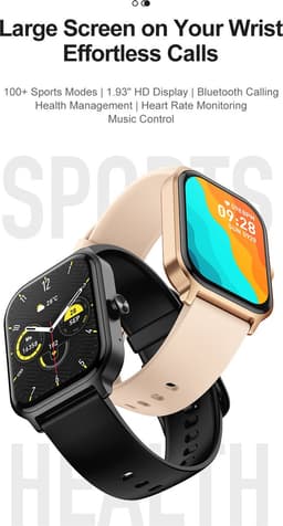 Knobbout 1.93" Smartwatch - Bluetooth belfunctie -Langzame ademhalingstraining- Bloeddrukmeting,Hartslagfunctie, Caloriemeting, Slaapmonitor, Afstandmeting, Bloedzuurstof analyse -100+sportmodi -Android en iOS- Grijs — thumbnail 4