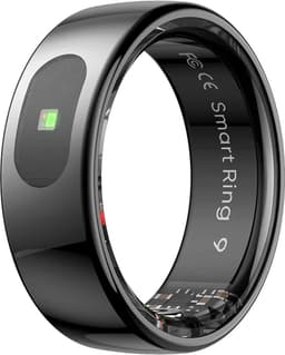 WizBay Premium Select® Smart Ring Dark Grey - Maat 12 - Smart Ring met Hartslag, Slaap, Zuurstof - Multi Sport Modi — thumbnail 1