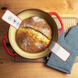 52,5×21,5 cm - 2 stuks - Multifunctionele siliconen bakmat - Sling-bakmat met lange handgreep - Broodbakmat - Broodsiliconen - Siliconen bakmat - Geschikt voor airfryer, oven en magnetron - Oranje — thumbnail 6