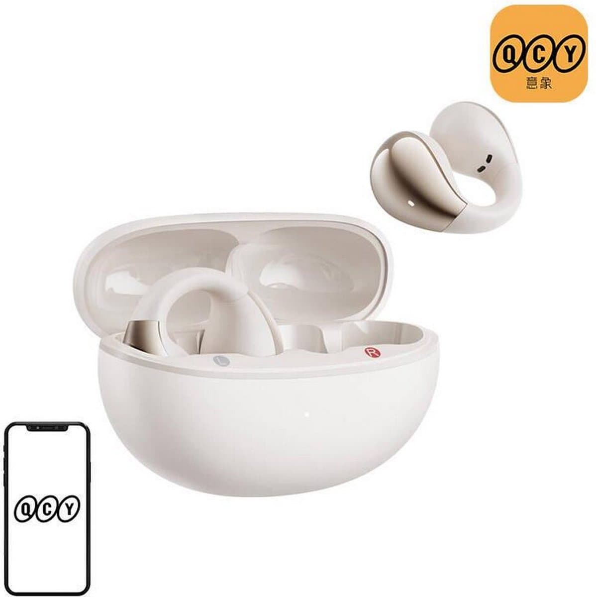 QCY - T33-white - Hoofdtelefoon — afbeelding 1
