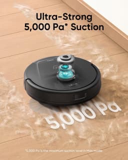 eufy Clean L60 Hybrid SES Robotstofzuiger met dweilfunctie - Robot Vacuum - 5.000 Pa Zuigkracht, Met automatisch leegstation, Bestuurbaar via smartphone — thumbnail 4