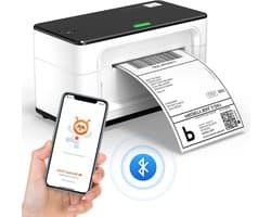 Thermal printer - Thermische Printer A4 – Labelprinter - Draagbare Draadloze Printer - Portable Printer Wireless – Bluetooth