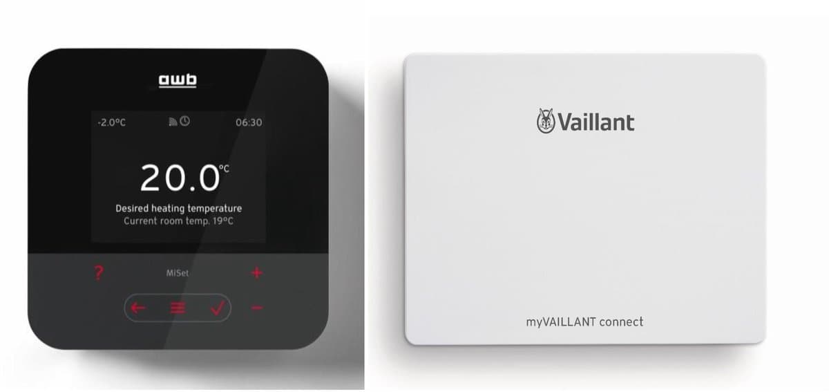 AWB Miset VRT 380 klokthermostaat bedraad met my Vaillant connect 940F internetmodule actiepakket — afbeelding 1