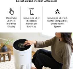 Bosch Air 6000i App-Gestuurde Luchtzuiveraar - Maximale Zuivering voor Grote Ruimtes — thumbnail 5