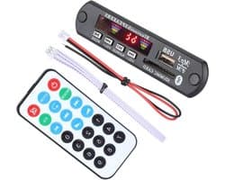 MP3 WMA decoderkaart SDM01BT + U-DX 4 kleurenscherm Bluetooth 5.0 FM APE FLAC - AUX USB SD - 12 V Wireless audio module met afstandsbediening .