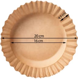 Baksheet voor Airfryer 20 cm Berdsen - 50 stuks — thumbnail 5