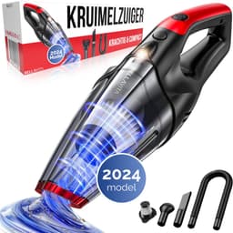 BELLAVITA ® Kruimelzuiger - Kruimeldief - 2026 Model - Handstofzuiger - Snoerloos - Kruimelzuiger Nat & Droog - 3 Opzetstukken - HEPA Filter - LED Verlichting - Extra Krachtig - Auto - Stofzuiger — thumbnail 1