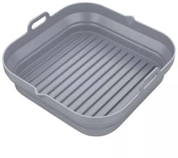 KLAUSBERG - 2-delige Siliconen Airfryer Bakvorm Set - Herbruikbaar en Hittebestendig tot 230°C - Geschikt voor Airfryer, Oven en Magnetron — thumbnail 8