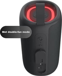 Fresh 'n Rebel - Draadloze Bluetooth Speaker - Speaker Met Verlichting - Double Fun Mode - Zwart — thumbnail 3