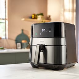 Inventum GF500HLD Airfryer XL - 5L - 8 programma's - 80-200 °C - Tot 5 personen - Zilver/Zwart — thumbnail 4