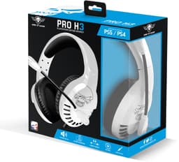 Spirit of Gamer Headset – Kinder Koptelefoon - Koptelefoon - Microfoon – Geschikt Voor Headset Nintendo Switch/PS5/PS4/Xbox Series X/S/Xbox One/Pc – Ruisonderdrukkende Microfoon – Verstelbare hoofdband – Helder geluid – Zwart/Wit — thumbnail 4