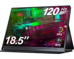 UPERFECT Portable Monitor E03 18.5" FHD 120Hz draagbaar monitor IPS 100% sRGB with Dual USB-C/VESA Mount,for Laptop/Switch/MacBook (VESA Mount )