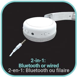 2-in-1 Bluetooth® en Bedrade comfortabele opvouwbare Koptelefoon Acoustix Design — thumbnail 2