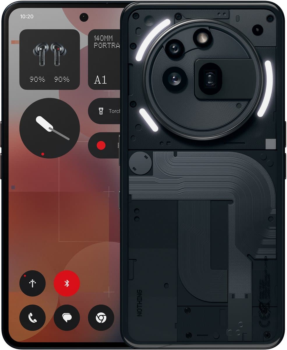 Nothing Phone (3a) Pro - 12/256GB - 5G - Zwart — afbeelding 1