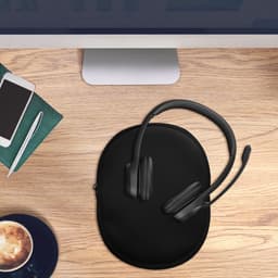kwmobile hoes geschikt voor JBL Tune 600 / 500BT / 510BT / 450 - 21,5 x 16 cm - Beschermhoes voor headset in zwart - Van neopreen — thumbnail 2