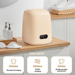 Opvouwbare Wasmachine - 9L - Lichtgewicht - Met Droger - Waterbesparend - Voor Camping & Reizen - Stijlvol & Praktisch - Compact & Handzaam - Efficiënt & Krachtig - Duurzaam & Makkelijk in Gebruik — thumbnail 4