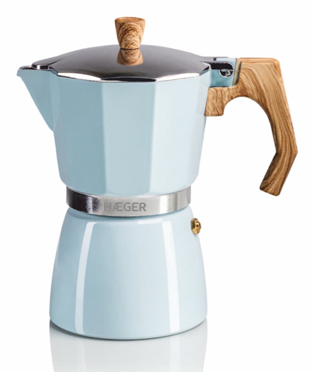 Haeger Cp-06a Moka-koffiezetapparaat 6 Bekers Zilver One Size / EU Plug — afbeelding 1