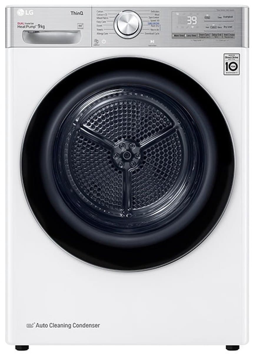 LG RH90V9AV2QR - Warmtepompdroger - 9 kg — afbeelding 1