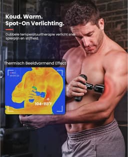 Mini Massagepistool met Warmte en Koude voor Diepe Weefselmassage – Draagbaar en Fluisterstil — thumbnail 4