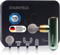 SnelShoppen - Compacte Diepe Weefsel Massage Gun | Stil & Krachtig | 2 Opzetstukken | Ultra Licht & Draagbaar | Elegante Ontwerp | Spierherstel en Pij — thumbnail 1