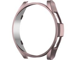 Hard Plastic Bumper Hoesje Roze Goud Geschikt voor Samsung Galaxy Watch 6 40MM