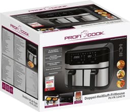 ProfiCook FR 1242 H - Dubbele Heteluchtfriteuse - Airfryer - 2x4,5 liter - 2400W — thumbnail 5