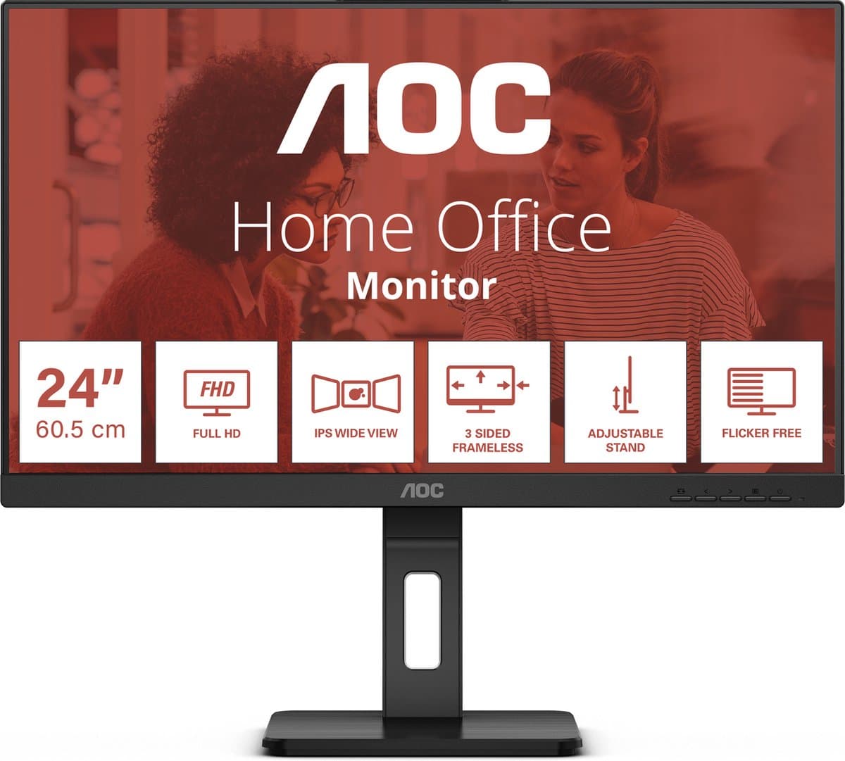 AOC E3 24E3QAF - Full HD Monitor — afbeelding 1
