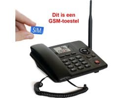 Opis Purophone 4G MOBILE Vaste Telefoon met SIM - 4G - Bureau GSM