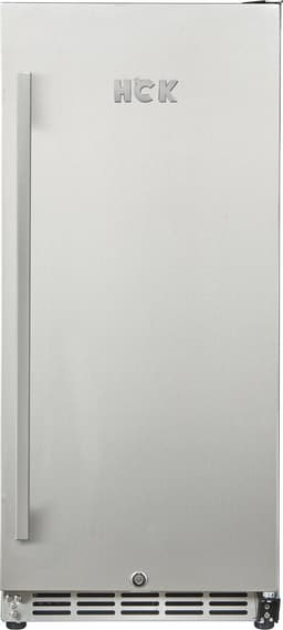 HCK Outdoor Koelkast BC-90 - 38 cm breed - 96 blikjes - RVS in & out - ook inbouw - 90 Liter - Slot - LED verlichting - H 86.50 regelbaar — thumbnail 1
