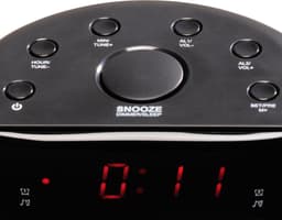 Denver Wekkerradio - Snooze / Slaap Functie - Digitale Wekker - FM Radio - Dual Alarm - CR430 - Zwart — thumbnail 2