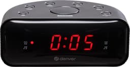 Denver Wekkerradio - Snooze / Slaap Functie - Digitale Wekker - FM Radio - Dual Alarm - CR430 - Zwart — thumbnail 1