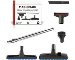 Maxorado XXL Maxorado 32 mm Stofzuiger Set 6-delig - Universeel - Buis + combi vloerzuigmond + stofborstel + parketborstel + dieren + meubelzuigmond - geschikt voor Kärcher, Electrolux, Nilfisk, en meer