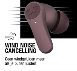 Fresh ’n Rebel Twins Rise - Draadloze Oordopjes met Noise Cancelling - Draadloos Opladen - 30 Uur Speelduur - Deep Mauve — thumbnail 5