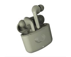 Fresh 'n Rebel Twins Fuse - Draadloze Bluetooth Oordopjes – Oortjes met tip - 30 uur speelduur - Dried Green
