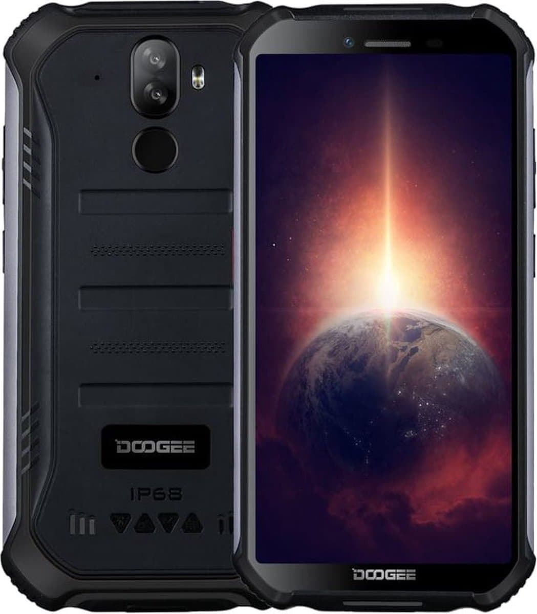 Doogee S40 Pro 13,8 cm (5.45") Dual SIM Android 10 4G Micro-USB 4 GB 64 GB 4650 mAh Zwart — afbeelding 1