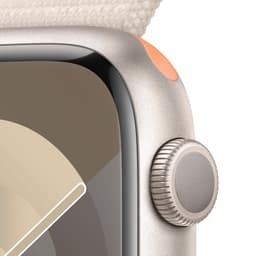 Apple Watch Series 9 - 45mm - Case with Starlight Sport Loop - Sterrenlicht Aluminium — thumbnail 4