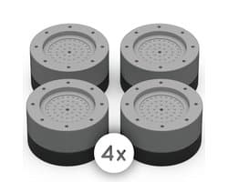 Amenzo® Trillingsdempers Wasmachine - 4 Stuks - Wasmachine Verhoger - Extra Dik - Wasmachine Dempers - Stapelbaar - Droger - Vaatwasser